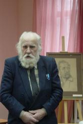 Виктор Андреевич(сын художника А.Г.Лошадкина),на презентации книги